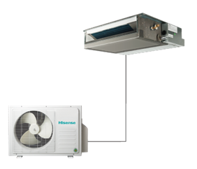 海信 一拖一风管机